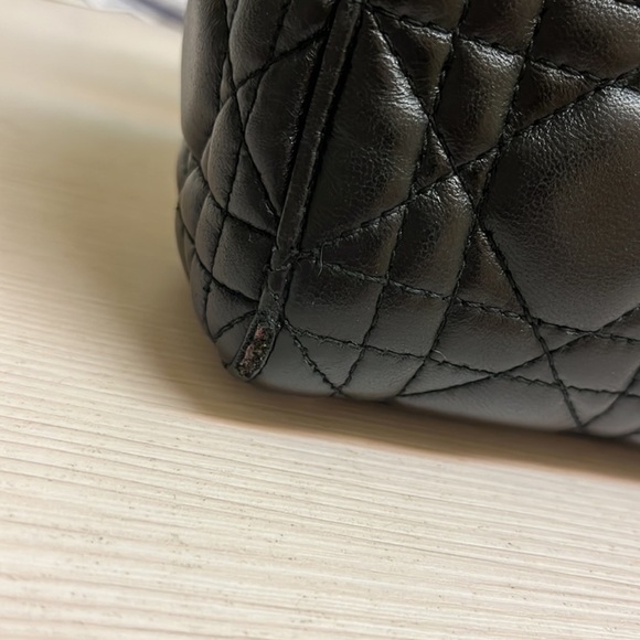 CHRISTIAN DIOR Lambskin Cannage Mini Lady Dior Black - Picture 12 of 12